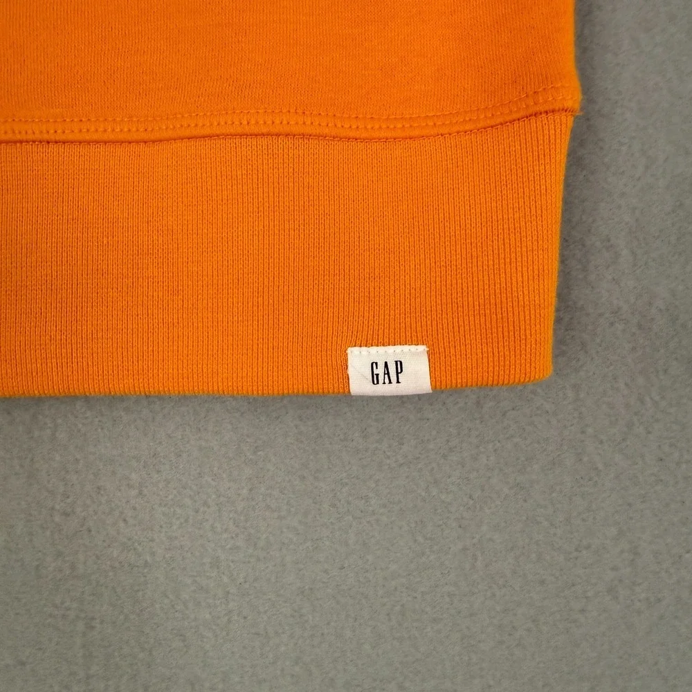 GAP Kids Boys Orange Pullover Sweatshirt With Mechanical Dinosaur Graphic L(10)
